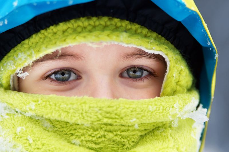 Cómo vestir a los niños en invierno