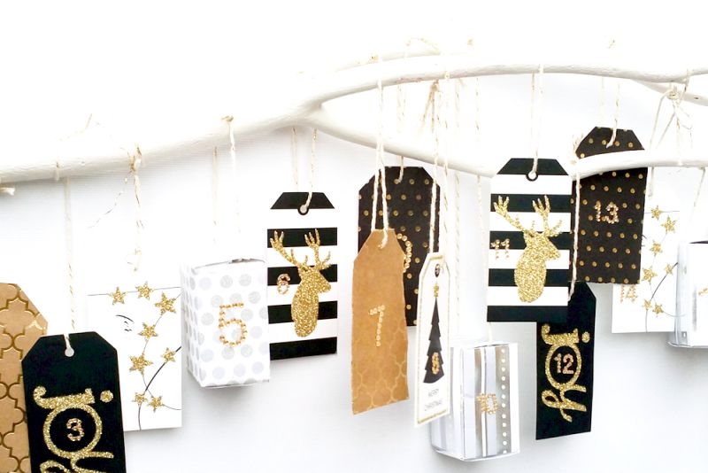 Calendario de Adviento glamour para niñas