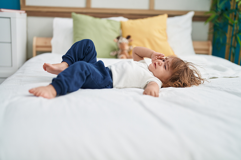 Niño y ataque de llanto