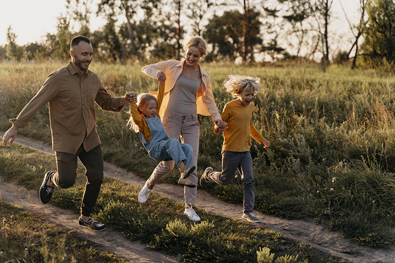 Familia ninos padres