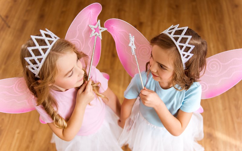 Disfraz de carnaval infantil de hada