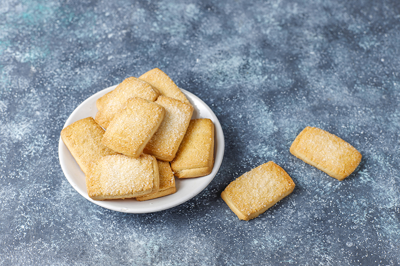 Galletas escocesas de mantequilla