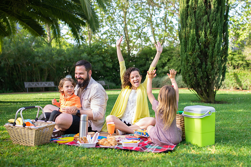 Picnic familia parque