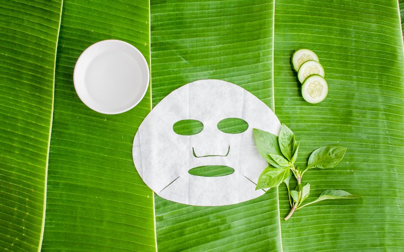 Mascarilla facial tipo sheet casera
